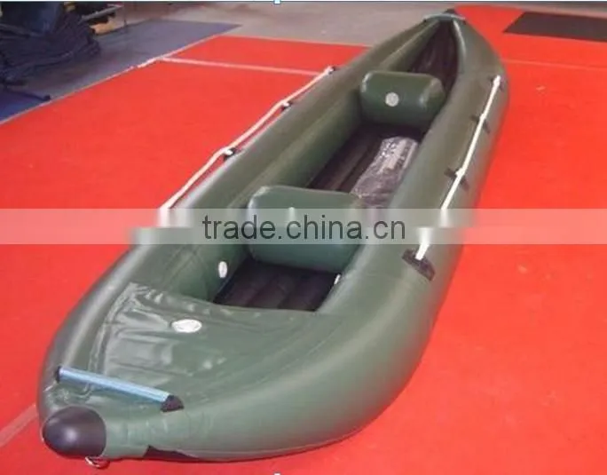 Sunshine 12'8" Outdoor Inflatable Fishing Kayak, inflatable canoe