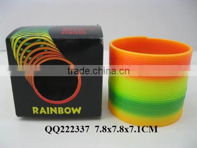 6.5*6.2CM Rainbow ring,plastic toy rainbow ring,toys rainbow ring