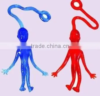 Large sticky person Alien 2 Color mixed