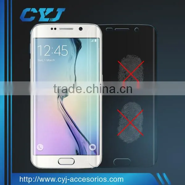 9H 3D curved edge for samsung s6 edge tempered glass screen protector