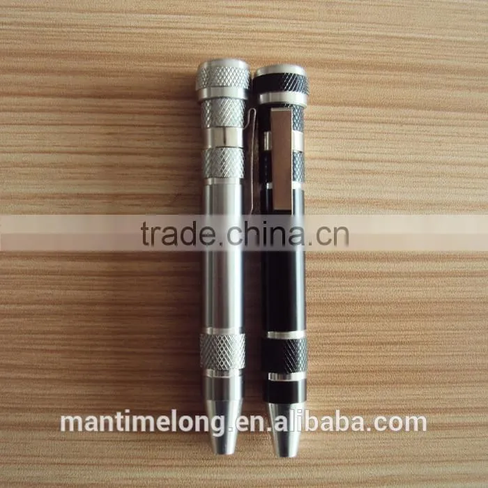 Convenient 8 in 1 Aluminum Precision Multi-Tool screwdriver screwdriver set mini screwdriver