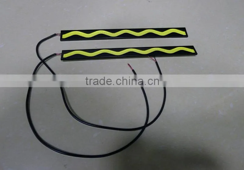 factory wholesale flexible cob led drl/ car daytime running light