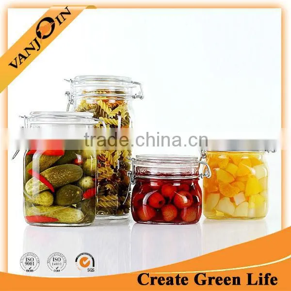 Glass Storage Clip Top Jar 0.5Lt