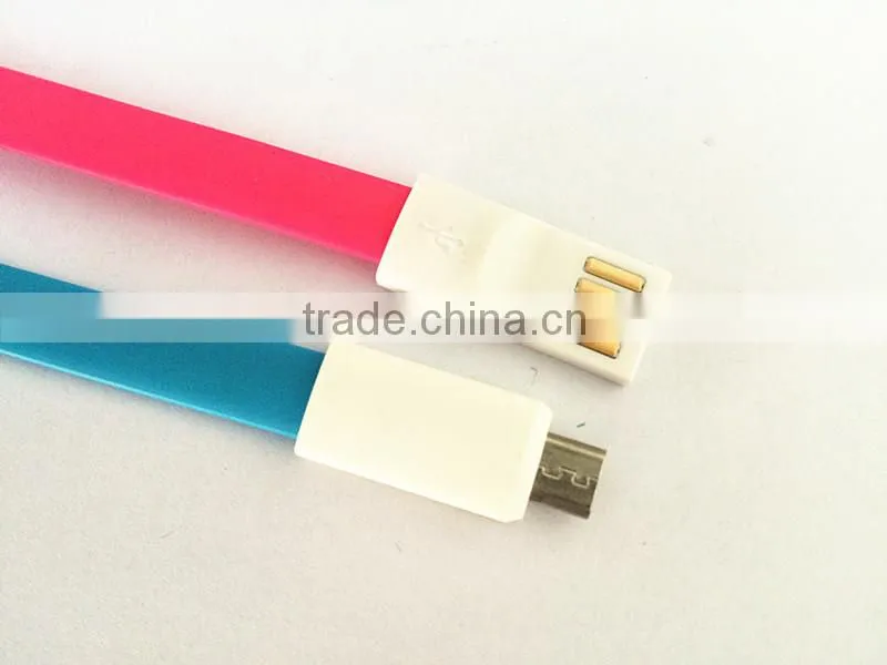 Magnetic 2.0 V8 Micro USB cable with CE ROHS certificates for smart Android mobile phones
