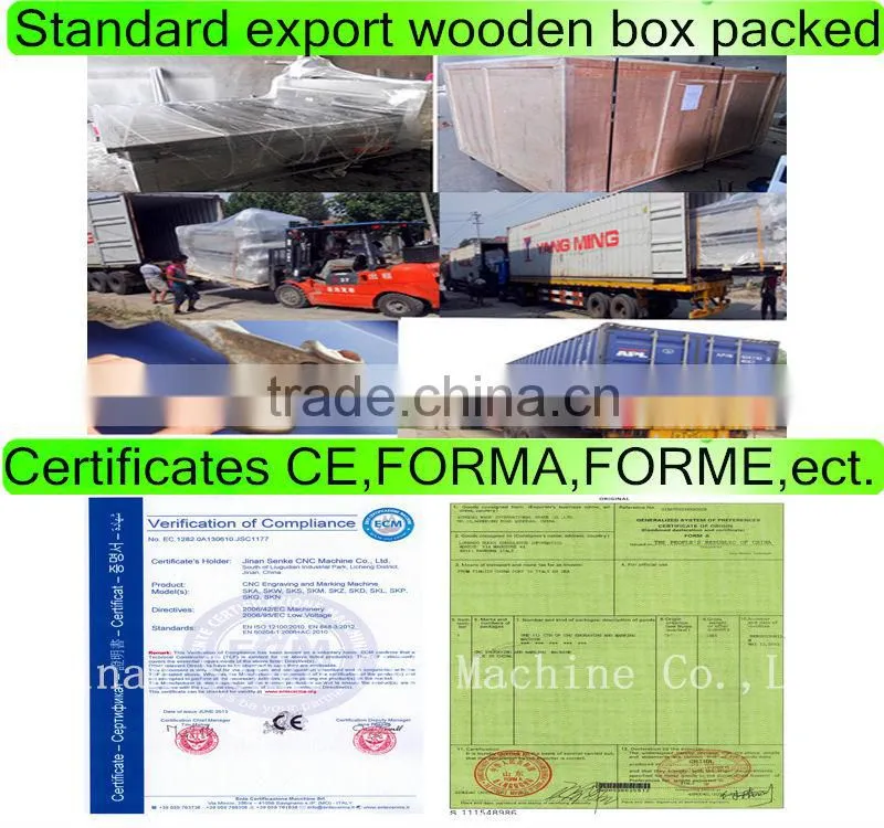 1212 CNC router 4 axis SKA-1212 wood cnc router / industrial wood cutting machine 3D