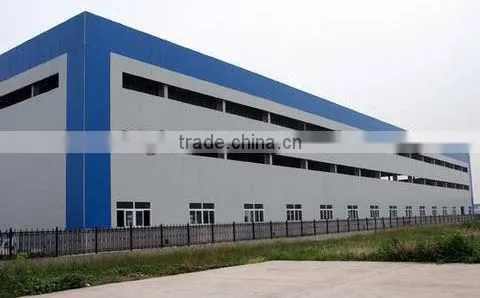 Structural Steel Frame Warehouse For Store Goods Multilayer Or Single With Beautiful Appearance