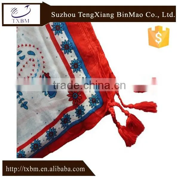 2015 Fashion Hanging Rayon big square
