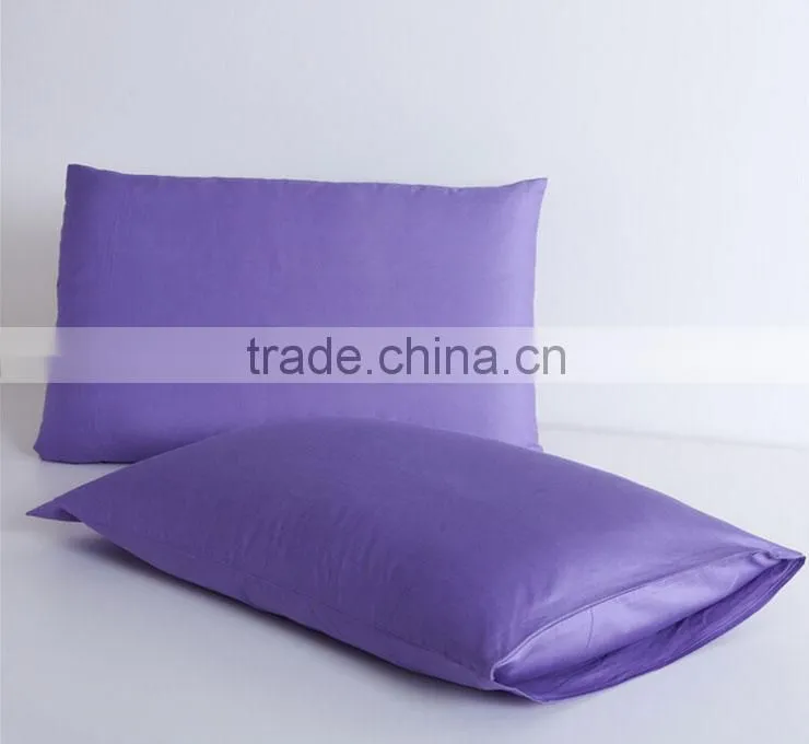 custom pure 100% cotton twill pillow cases
