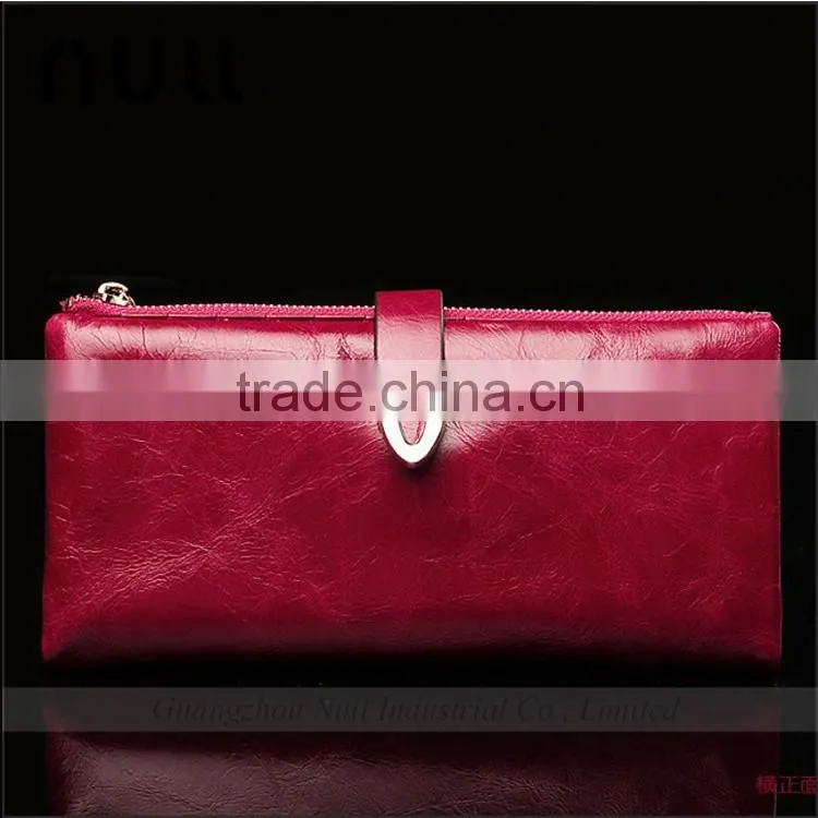 Vintage Genuine Top Layer Leather Ladies Hand Handmade Fashion Purse
