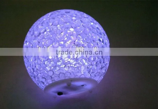 grande boule lumineuse a effet cristal