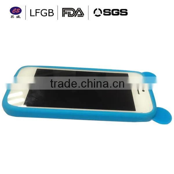 Lovely silicone safety cover for mobile phone custom waterproof phone case silicone cell phone case
