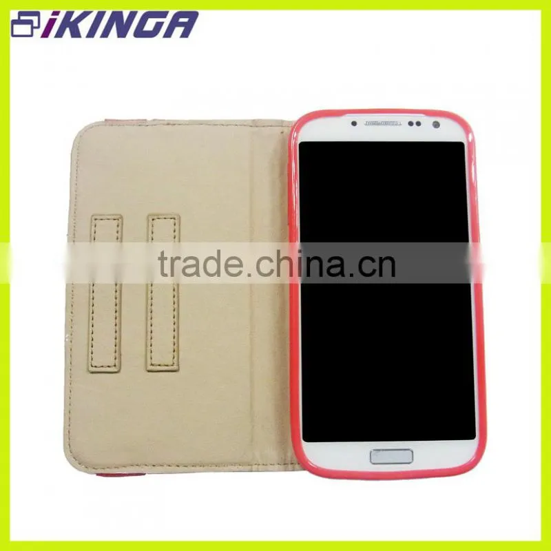 S4 case,For samsung galaxy S4 case,Pu leather case for samsung S4 I9500