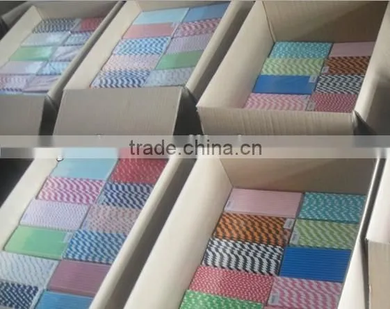 6*197mm straight paper drinking straws with lovely pattern