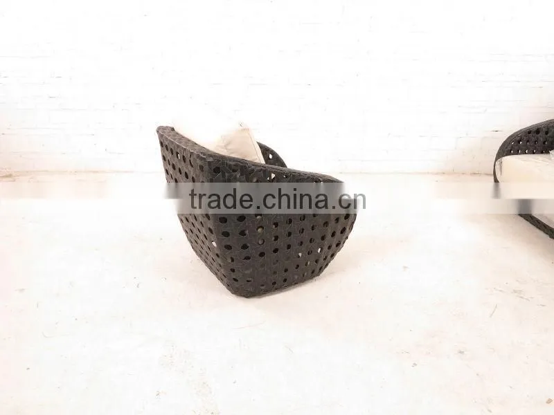 2015 outdoor rattan sofa set confortable cushion fashion design