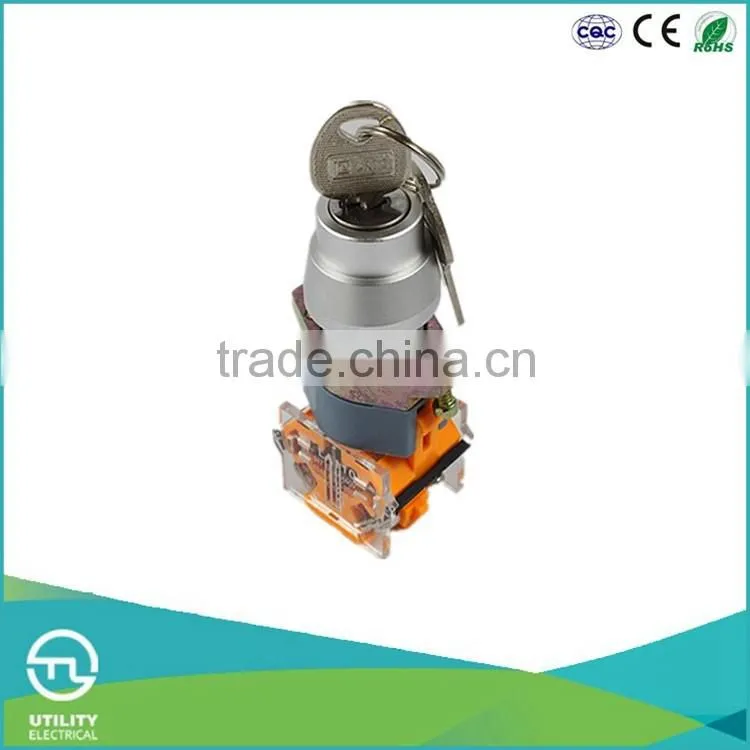 UTL Wholesale Products Electric Self-locking Key Emergency Push Button Switch Push Button Switch