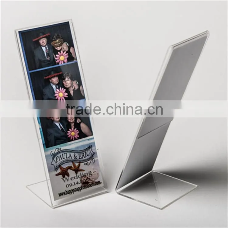 Photo Booth Frame 2x6 acrylic picture frames, plexiglass menu sign holder