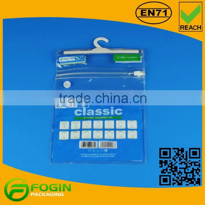 pvc garment bags for t-shirt packaging