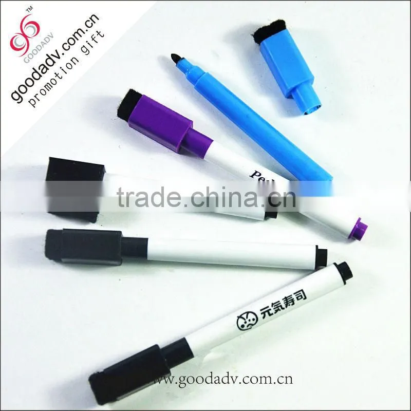 2015 Guangzhou colorful magnetic whiteboard marker dry eraser pen