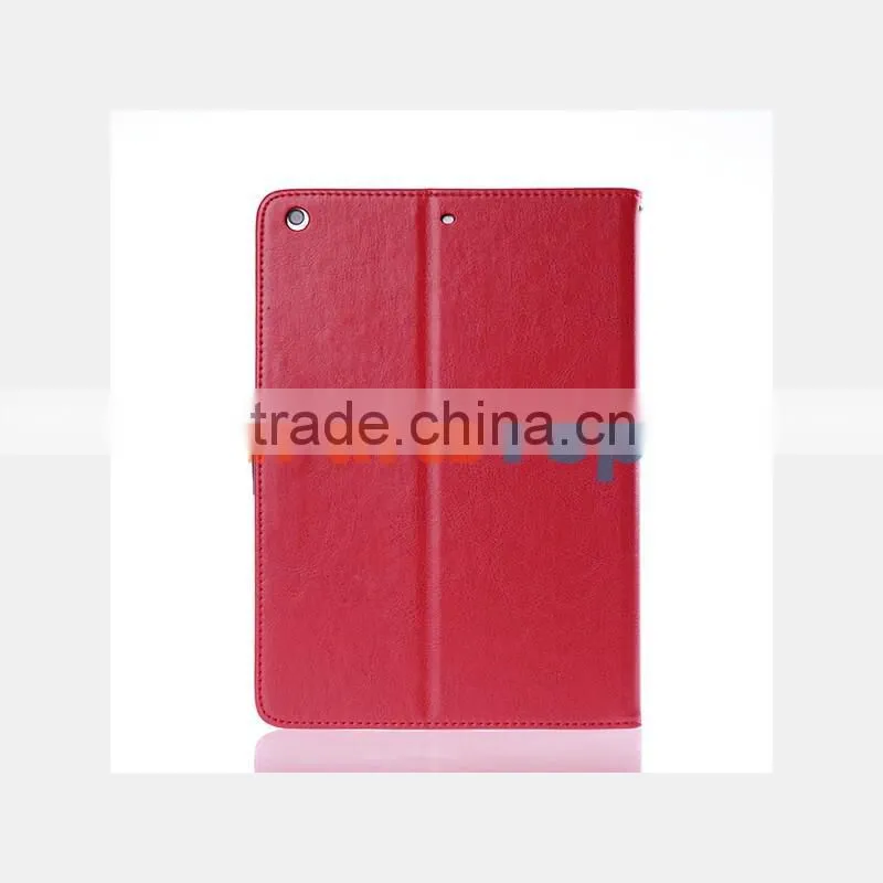 Wholesale Colored Leather Case For iPad 2 3 4 Flip Cover TPU Protective Book Case