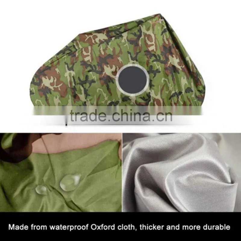 0utdoor Oxford Fabric Waterproof Camouflage Bicycle Cover