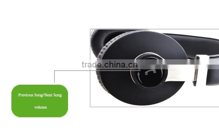 ULDUM brand top quality stereo over ear wireless bluetooth headphone