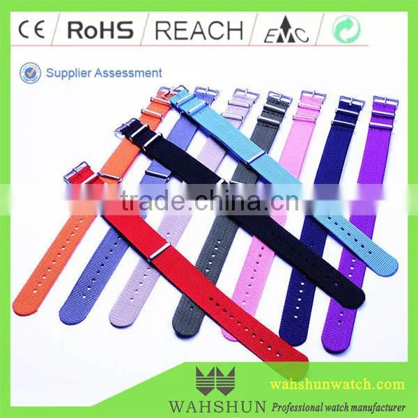 China watch factory dongguan custom various color nato straps