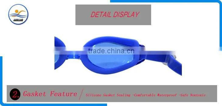 Chinese manufacturer wholesale professional safety fashionable anti-fog silicone swimming glasses for dive