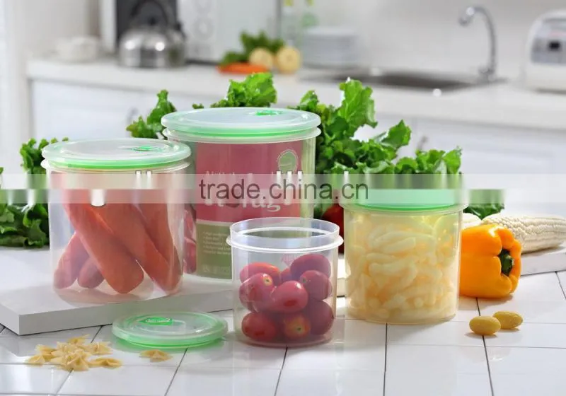3150ml round airtight vented food storage container GL9050-S