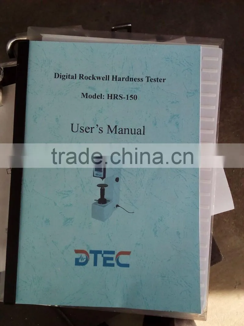 DTEC HRS-150 Digital Rockwell Hardness Tester,Testing Accuracy:0.1HR,Automatic Loading,Qualified with ISO,ASTM Certificate