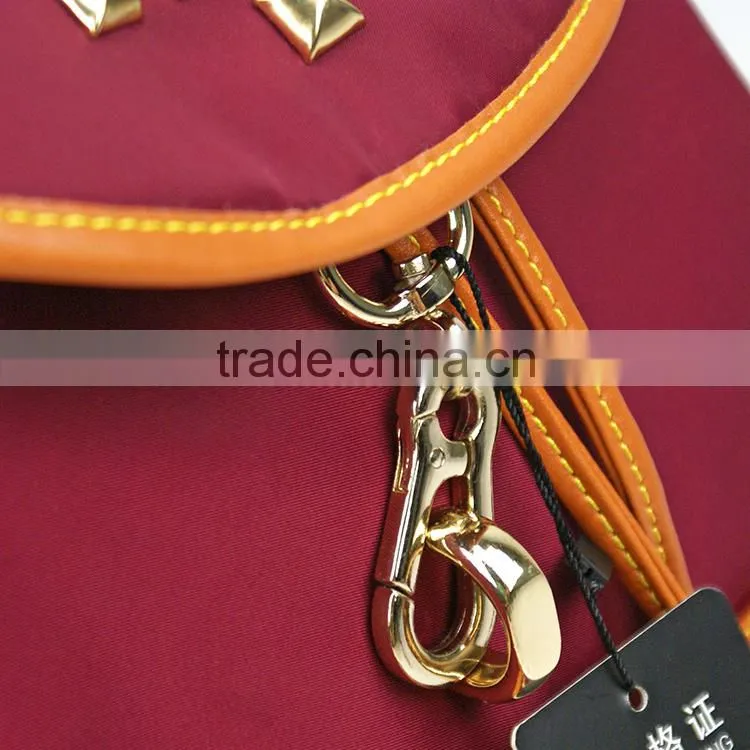 2015 the most beautiful new fashion backpack with nail for famale,fashionable backpacks for girls
