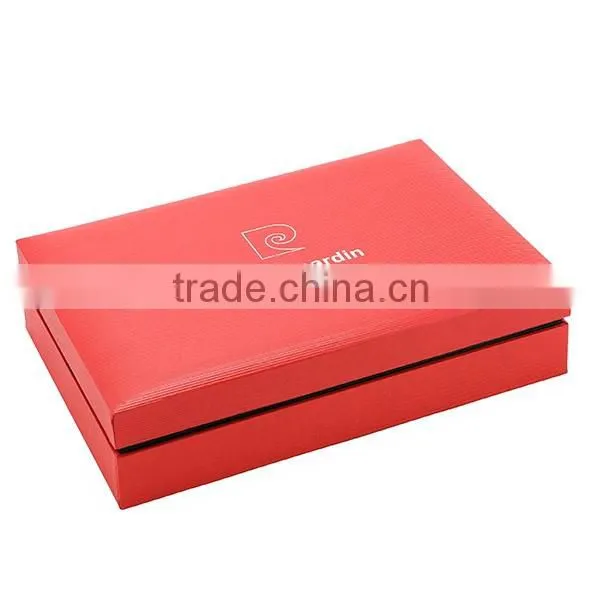 Custom High End Two Layers Hinged Cosmetic Packaging Box