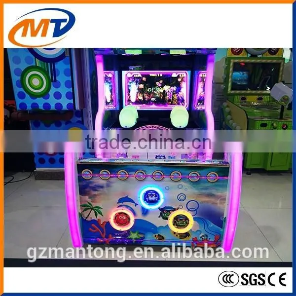 Exciting Electric Coin Operated Water Gun Shooting amusement Game Machine/ video game machine arcade machine for hot sale