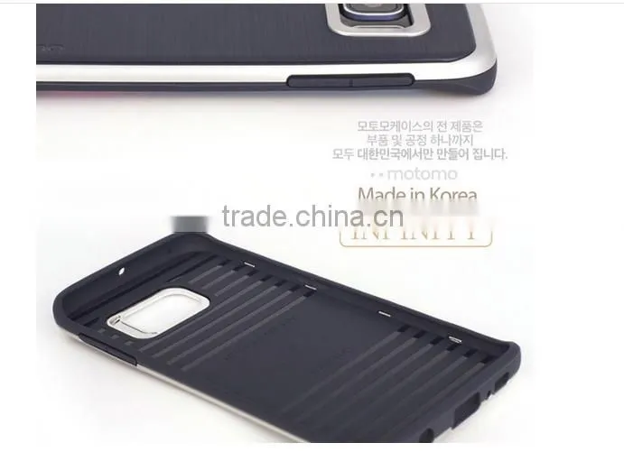 Hard back PC TPU bumper back cover for motomo Samsung s7 armor case custom case