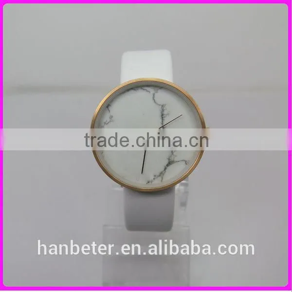 Marble face men watches from china with power gold international