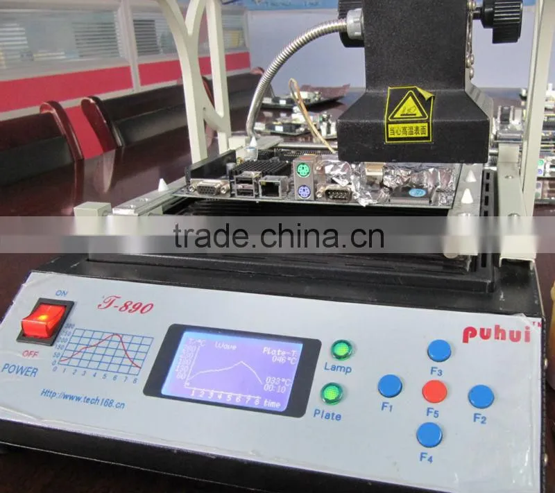 bga rework station/ motherboard repair tool / soldering irda puhui t890 made in china