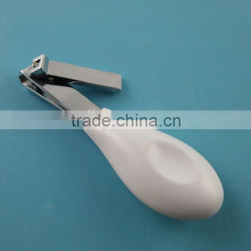 ZJQ-068 Mini carbon steel with long plastic handle baby nail cover clipper