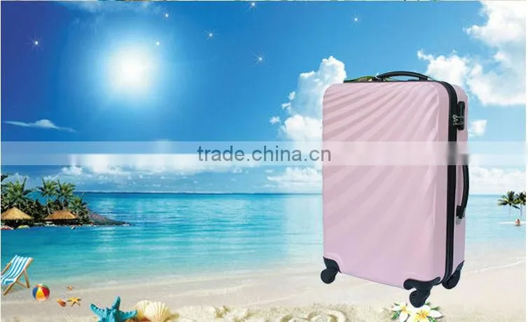2014China alibaba Colorful small abs trolley bag,brand luggage,bags&cases