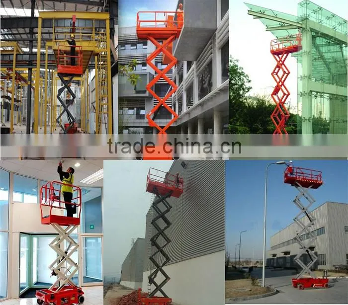 self-propelled electric scissor wheel lift