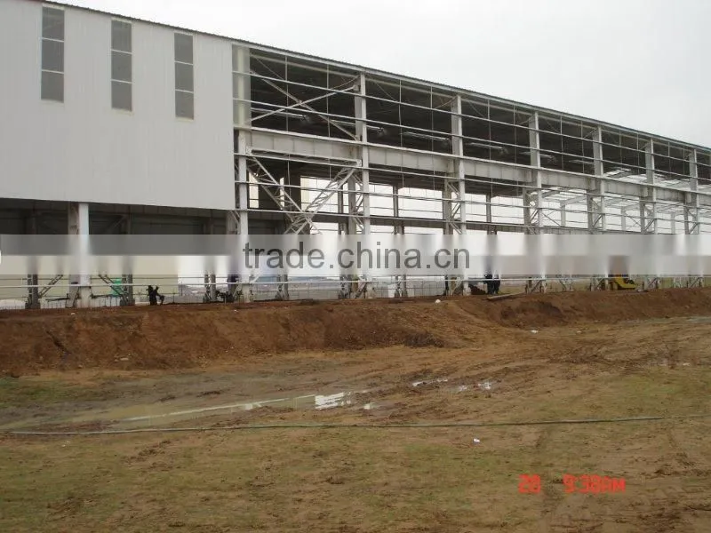 prefabricated steel frame warehouse, light steel frame warehouse