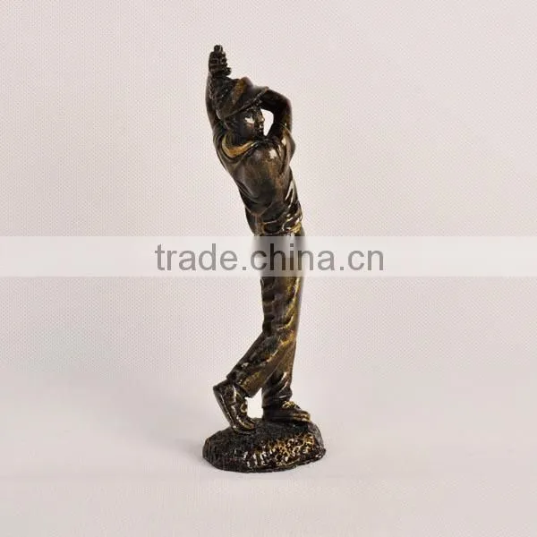 Resin golf sports trophy cup statue