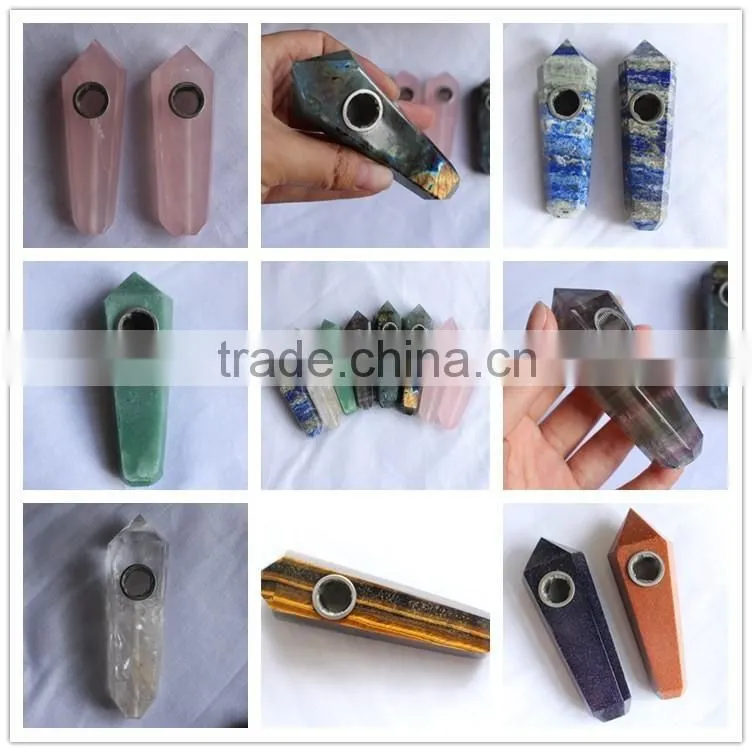 Natural all kinds of crystal quartz points smoking pipes