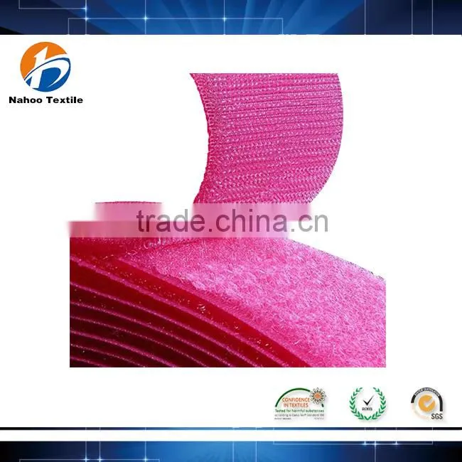 Iron-On, Heat Activated, High-frequency Hook and Loop , hook loop fastener tape