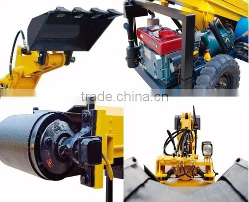 2015 Hot Sale KBT60 Rubber-tyred Backhoe Loader Digger