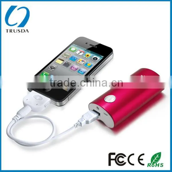 Metal shell mobile power pack for phones