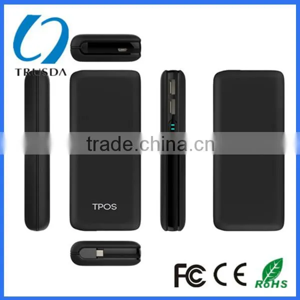High capacity portable dual usb huge power bank