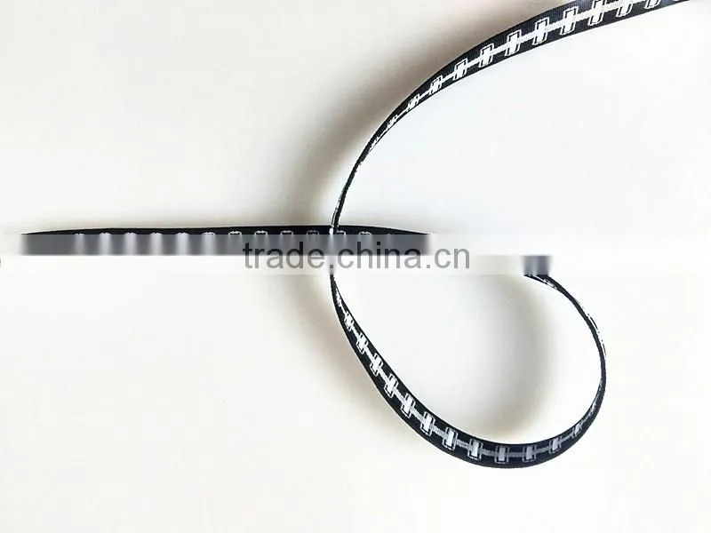 Professional custom Logo polyester color jute webbing for fashion dress