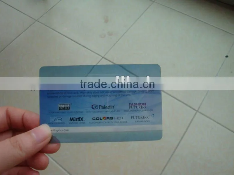Clear PVC Card SCPC-002