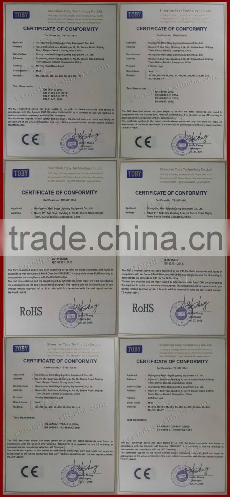 High quality 5 eyes OSRAM Par30 matrix blinder light