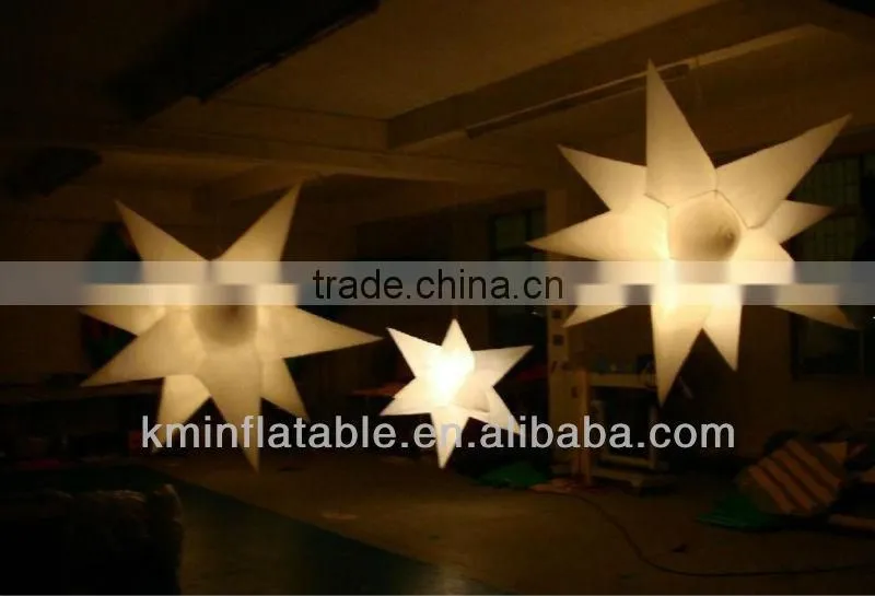inflatable star with led