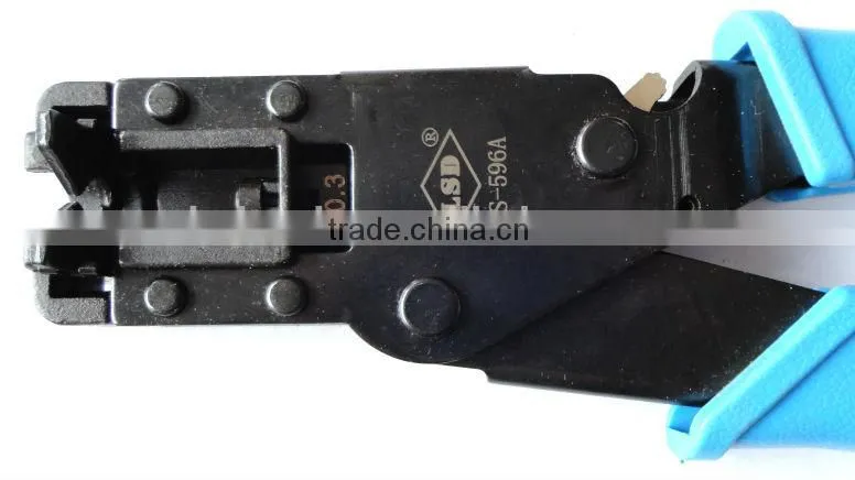 Coaxial compression crimper for RG59(4C) RG6(5C) cable connector,compression crimping tool LS-596A